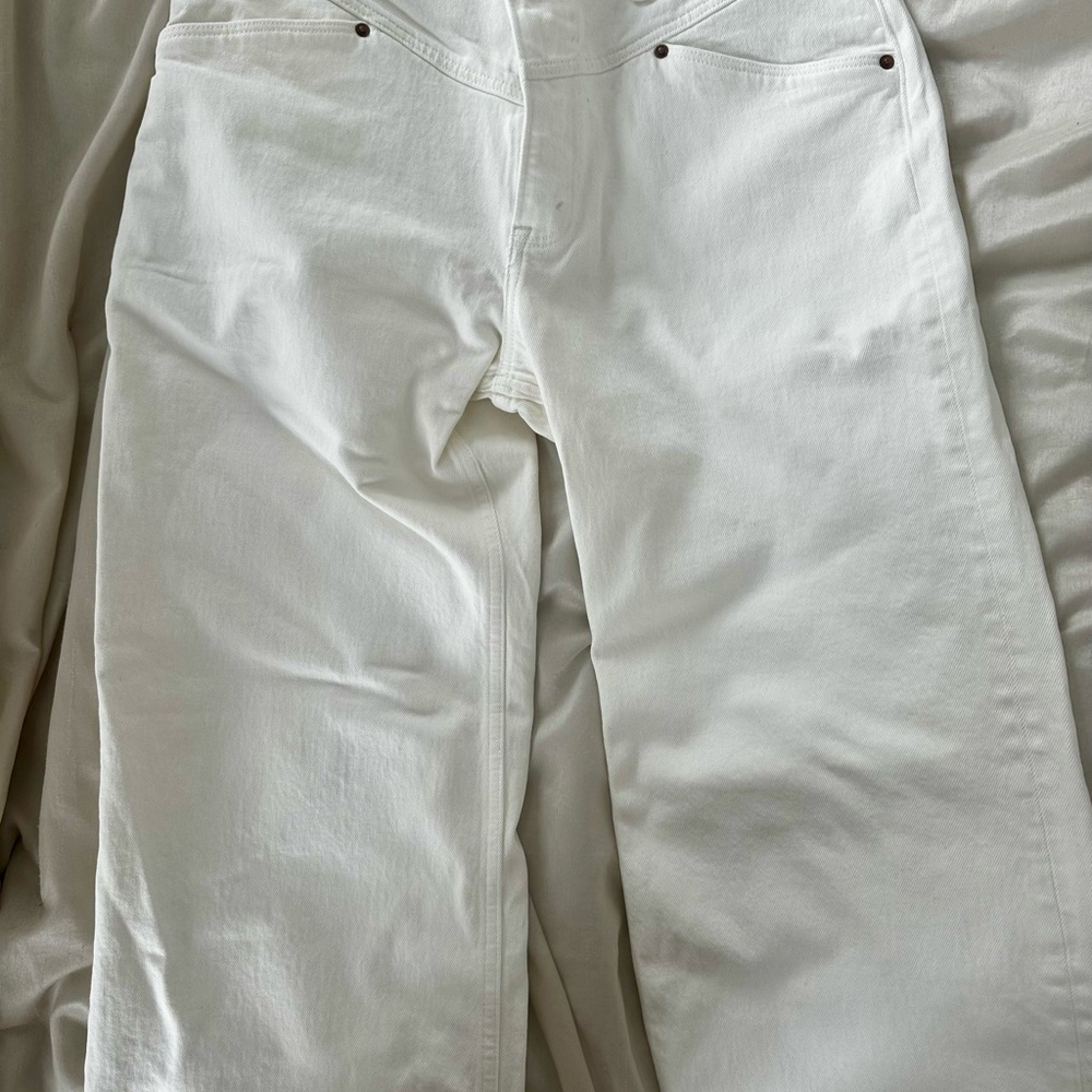 NWT Abercrombie & Fitch White Denim Jeans